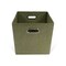 John Louis Home Fabric Bins, Tweed, Green, 11 in W BIN-C-T03 - alternate 2